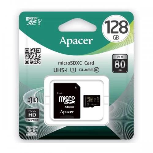 Micro Apacer UHS-I U3 V30 R100 128GB W/1