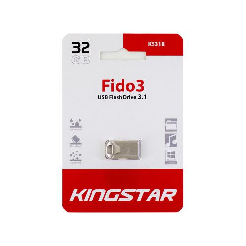فلش مموری کینگ استار حافظه 32 گیگ |USB3.1 32.0G KingStar KS318 Fido3