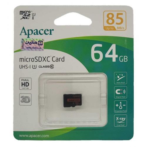 Micro Apacer SDHC 64.0GB UHS-1 C10 R85-W/0