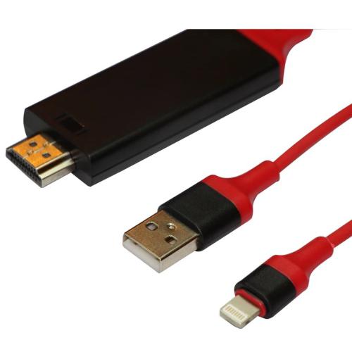 کابل Lightning to HDMI اتصال آیفون به تی وی USAMS